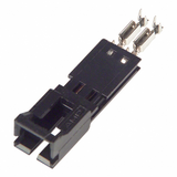 Pack of 10 103945-1 Connector 2 Position Rectangular Plug IDC Gold 22-26 AWG