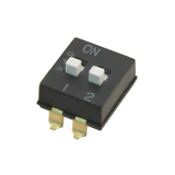 Pack of 2  A6SN-2104   OMRON    SWITCH SLIDE DIP SPST 25MA 24V
