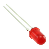 Pack of 10  TLDR5400  LED RED DIFFUSED 5MM T/H
