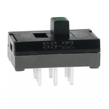 SS22SDP2LF  Switches  SWITCH SLIDE DPDT 100MA 30V :Rohs 
