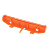 1185060000 Weidmüller Connector Accessories End Plate 27.2MM WIDE Polyamide Orange