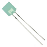 Pack of 10  HLMP-0504  HP  LED GREEN DIFFUSED RECT T/H
