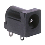 Pack of 2  EJ508A Connector Power Barrel Jack 2.10mm ID (0.083"), 5.50mm OD (0.217") Through Hole, Right Angle, RoHS