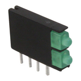 WP4060VH/2GD  LED Green Circuit Board Indicator 1.8MM RA 565NM Through Hole Right Angle :RoHS
