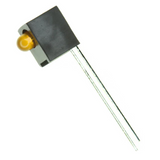 HLMP-1401-D00A1  LED 3mm Diffused Yellow Through Hole Right Angle 
