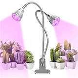 60W Dual Head Sunlike LED Grow Light Growing Lamp for Indoor Plant Bloom Flower