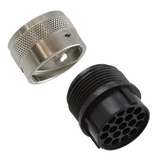 UTG616-19SN  Circular 19 Position Connector Plug Housing Free Hanging (In-Line) Coupling Nut