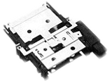 1460491-1  Connector Accessories 68 POS PCMCIA Right Button Ejector Assembly Stainless Steel Black