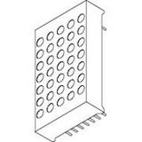 LDM-15257MI  Led Matrix Display Dot Module  5X7 1.5" 565NM Green Anode Column Cathode Row 
