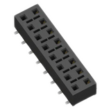 HLE-108-02-L-DV-TR  Connector Socket Strip SKT 16 POS 2.54mm Solder ST SMD, Cut Tape, D.C 2011