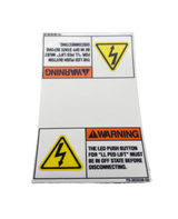 Pack of 42  79-363538-00 Lable Nov Warning  