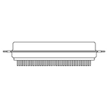 ODD104F30000  Connector D-Sub High Density 104 Position Solder Tail Straight Zinc Shell	