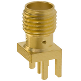 142-0711-821  Conn SMA 50Ohm Solder ST Edge Mount F Gold, RoHS