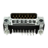 5747841-4   Connector 15 Position D-Sub Plug, Male Pins 
