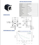 5718X-01S Bipolar Stepper Motor WO-5718X-01S Frame Size 2.250inch 200.0 Step 1.4 A 24VDC 5718X-01S-11