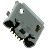 Pack of 5  ZX62-B-5PA(33)  Connector Receptacle USB - micro B USB 2.0 5 Position Surface Mount, Right Angle :RoHS, Cut Tape
