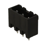 ELFH03250   Terminal Block Header 3 Position Male Pins, Shrouded (4 Side) 0.200" (5.08mm) Vertical Through Hole :RoHS
