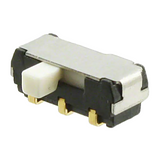 Pack of 4  CL-SB-22A-11T  Slide Switch DPDT Surface Mount, Right Angle :RoHS, Cut Tape
