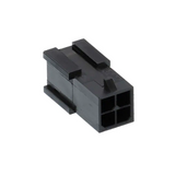 Pack of 10  0430200401  4 Rectangular Connectors - Housings Plug Black 0.118" (3.00mm) :Rohs  43020-0401
