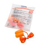 3M 1110 Corded Foam Ear Plugs 051138290092 Orange Universal Polyurethane Foam Disposable Corded Cone Ear Plugs - 29 dB NRR Ear Plug