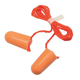 3M 1110 Corded Foam Ear Plugs 051138290092 Orange Universal Polyurethane Foam Disposable Corded Cone Ear Plugs - 29 dB NRR Ear Plug