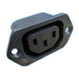 83030600  Power Entry Connector Receptacle, Female Sockets IEC 320-2-2/F Panel Mount, Flange