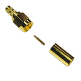 132195  Connector SMA PL  50Ohm Crimp ST Cable Mount Gold