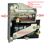 13AC1  (MISSING SPDT Rod) Switch Safety Interlock N.O./N.C. 15A 250VAC 250VDC 248.57VA Screw Screw Mount