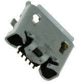 Pack of 5  ZX62-B-5PA(11)  USB - micro B USB 2.0 Receptacle Connector 5 Position Surface Mount, Right Angle