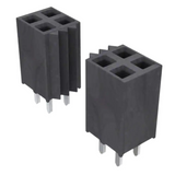 Pack of 4 SSW-114-01-T-D  Connector 28 Position Receptacle 0.100" (2.54mm) Through Hole Tin