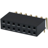 Pack of 4   PPPC072LJBN-RC   Connector Header 14POS 0.1 Gold PCB R/A, Bulk, RoHS