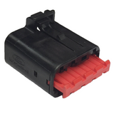 XL14-14489-AB  7 WAY SLEEVE WIRE CONNECTOR FEMALE BLACK/RED