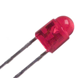 Pack of 5 SLI-343V8RC3F  Red 630nm LED Indication - Discrete 2.2V Radial