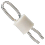 Pack of 12  5012  White PC Test Point, Multipurpose Phosphor Bronze Silver Plating Through Hole Mounting Type