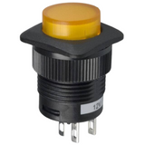 CLS-PC11A125S01Y  Switch Push Button, Illum SPST 3A Yellow, RoHS