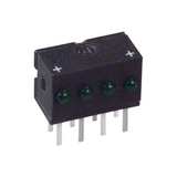 555-4301  LED Uni-Color Green 565nm 8-Pin, Bulk 