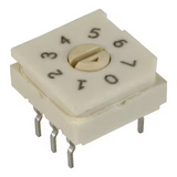 Pack of 4  94HAB08T  Dip Switch Octal 8 Position Through Hole Rotary for Tool Actuator 100mA 50VDC :RoHS
