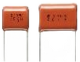 Pack of 3  ECQ-E6334KF  Capacitor Film 0.33uF 630V PET 10% (26 X 7.8 X 17mm) Radial 22.5mm 105°C Bulk, RoHS