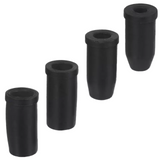 Pack of  4  162-000-925-000  D-Sub Tools & Hardware .400 RUBBER GROMMET CONDUCTIVE VINYL