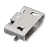 Pack of 4  0473461001  USB - micro B USB 2.0 Receptacle Connector 5 Position Surface Mount, Right Angle :RoHS, Cut Tape