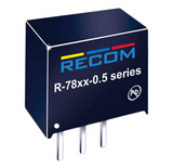 Pack of 2 R-785.0-0.5 Module DC-DC 1-OUT 5V 0.5A 2.5W 3-Pin SIP Module Tube, RoHS