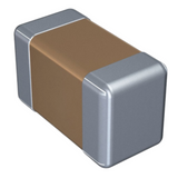 Pack of 45  C1206C106K3PACTU  Capacitor Ceramic 10uF 25V X5R 10% Pad SMD 1206 85°C, Cut Tape, RoHS