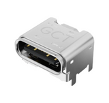 Pack of 5 USB4800-03-A  USB-C (USB TYPE-C) USB 2.0 Receptacle Connector 24 (16+8 Dummy) Position Surface Mount, Right Angle; Through Hole