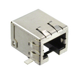 Pack of 4  0855437001  Jack Modular Connector 8p8c (RJ45, Ethernet) 90° Angle (Right) Shielded, EMI Finger Cat5e :RoHS, Cut Tape