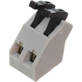 Pack of 2   AST0450204   Connector 2 Position Wire to Board Terminal Block 45° (135°) Angle with Board 0.197" (5.00mm) Through Hole : RoHS