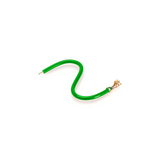 H4BXG-10110-G8  Green 28 AWG Jumper Lead Socket to Cable (Round) Gold 10.0" (254.0mm) :RoHS