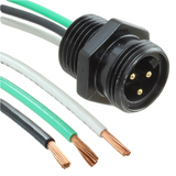 1300660050   Cable CIRC 3POS Male TO Wire 1.64', 1R3006A28M005G