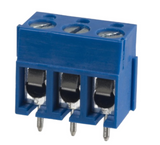 Pack of 5 OSTTA030161  Terminal Block  3 Position Wire to Board Horizontal with Board 0.197" (5.00mm) Through Hole