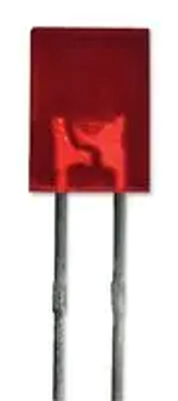 Pack of 10  L113HDT  Standard LED Red rectangular 700nm 2-Pin Through Hole