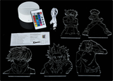 My Hero Academia 3D Night Light Japanese anime figure Demon Slayer theme 5 characters Nightlight